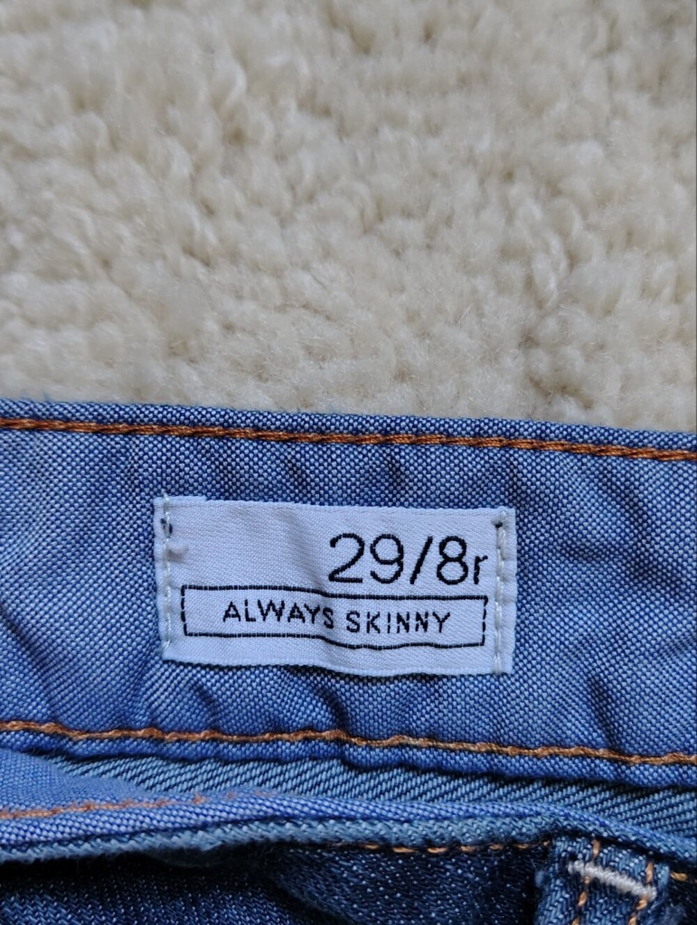 ☀️5/$25☀️ Gap 1969 Women's Size 8 Regular Dark Blue Always Skinny Jeans - Picture 4 of 8